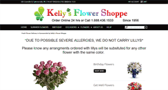 Desktop Screenshot of kellysflowershoppe.com